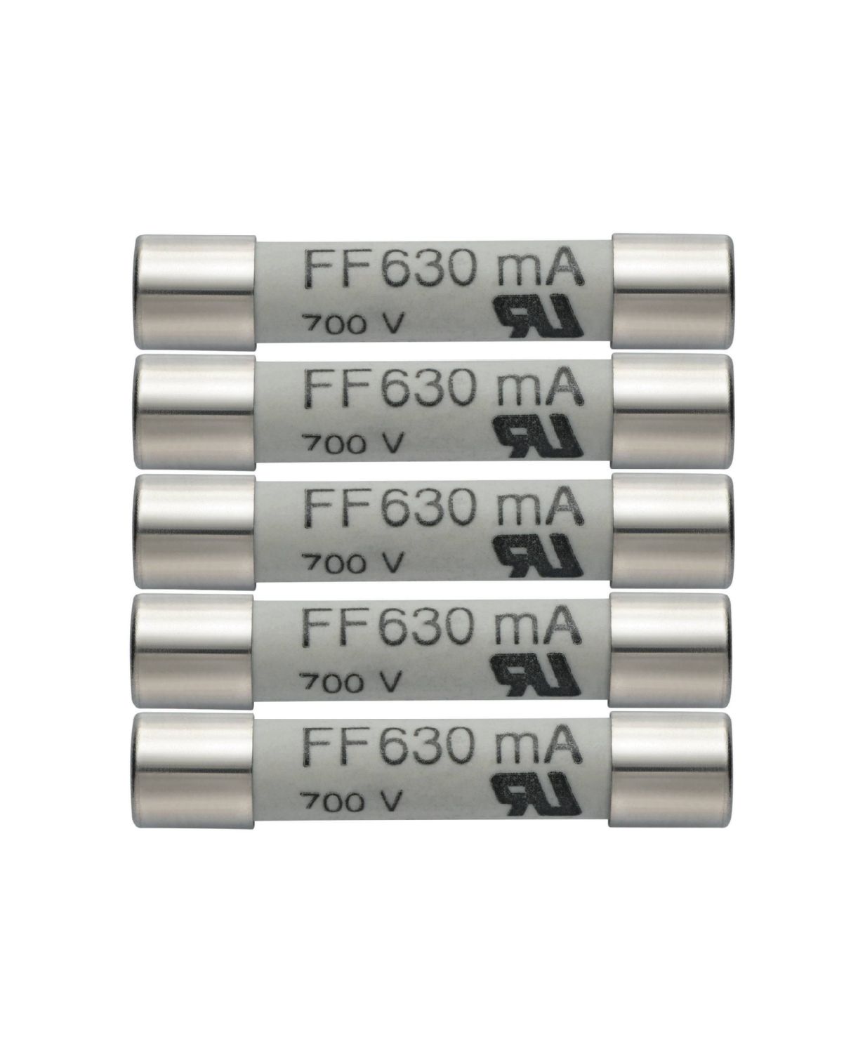 Spare630mA/600Vfuses-5items