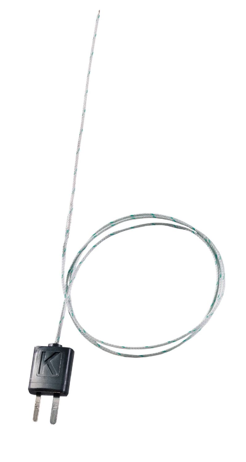 柔性热电偶-带K型热电偶温度传感器（玻璃丝）