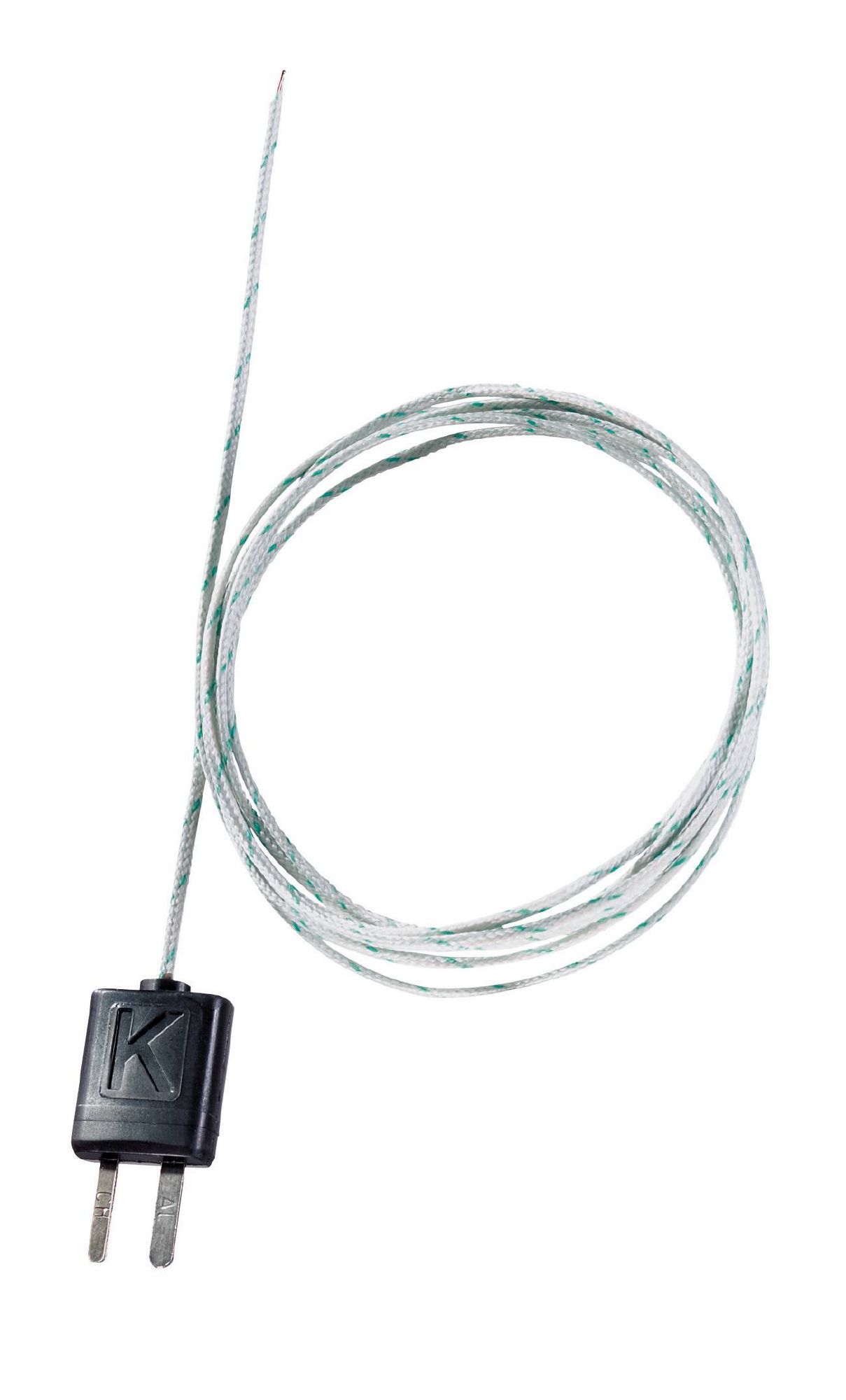 柔性热电偶|带TE型K温度传感器（玻璃丝）