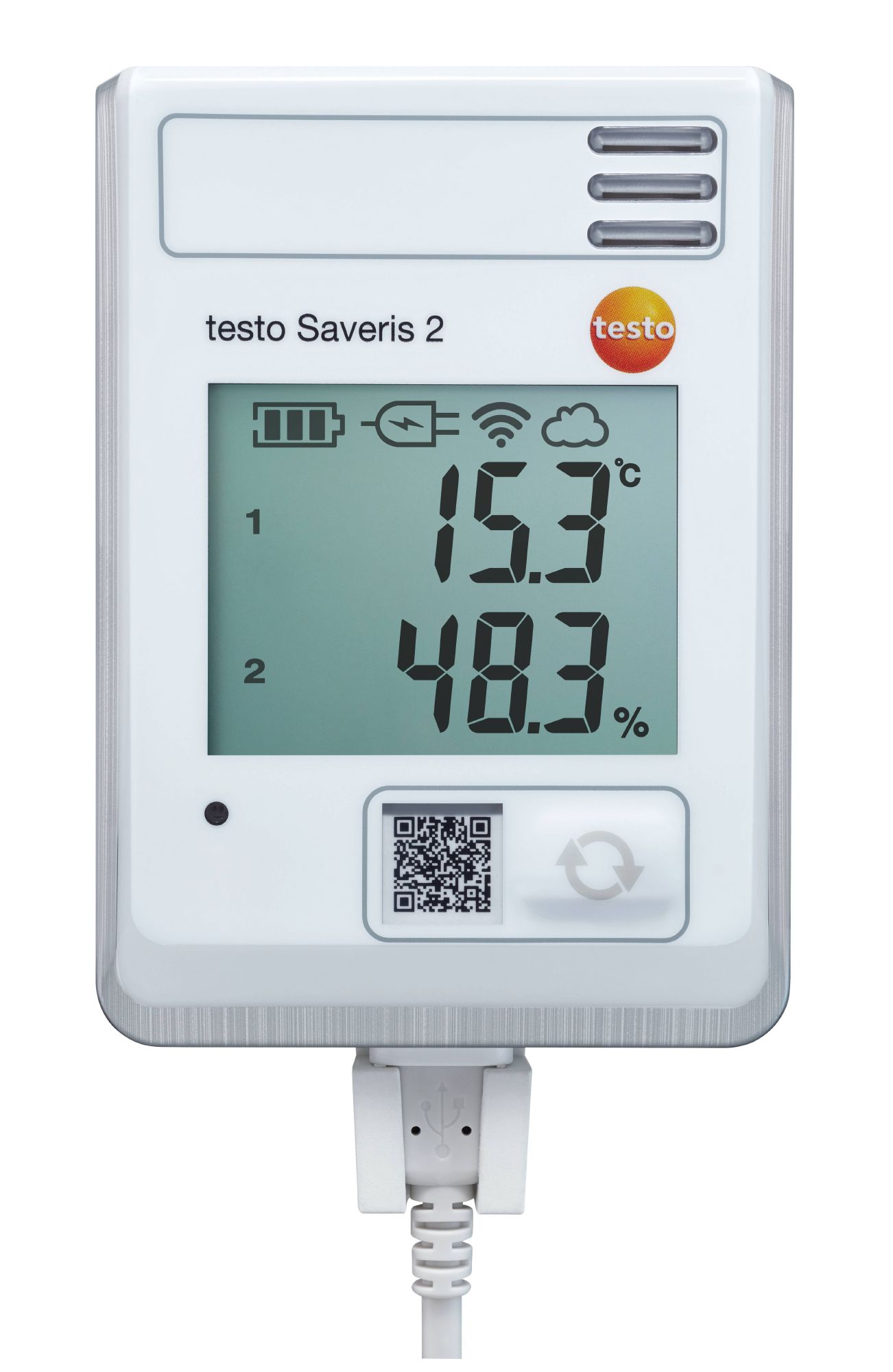testoSaveris2-H1WiFi温湿度记录仪-内置电容式温度湿度探头