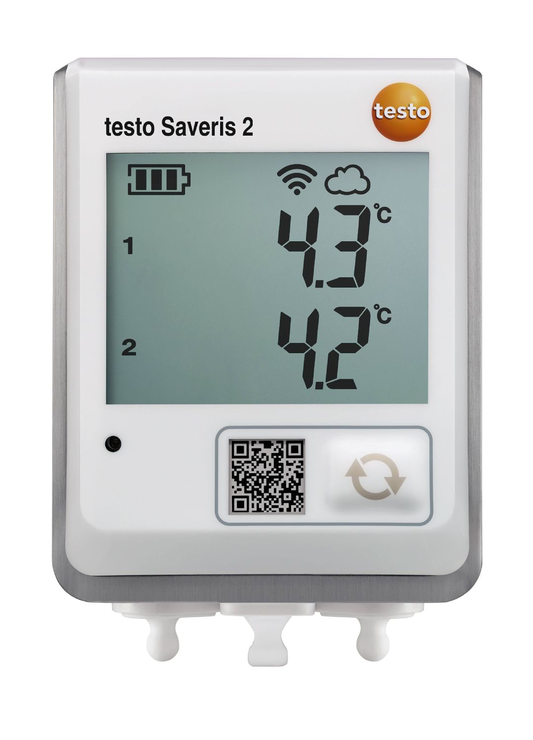 testoSaveris2-T2WiFi温度记录仪-外置NTC温度探头或门触点插口