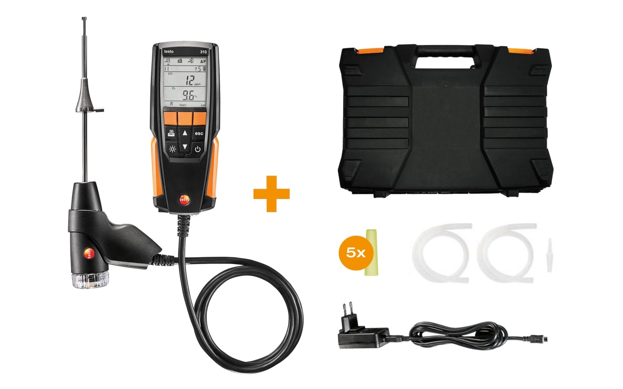 testo 310 - 入门级烟气分析仪