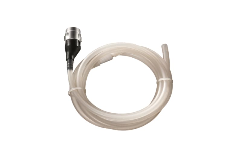 Hose connection set for separate gas pressure measurement