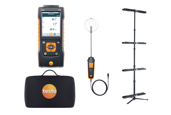 testo 440 舒适度套装（含紊流度探头及支架）