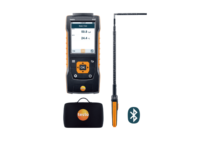 testo 440 三功能测量蓝牙连接套装