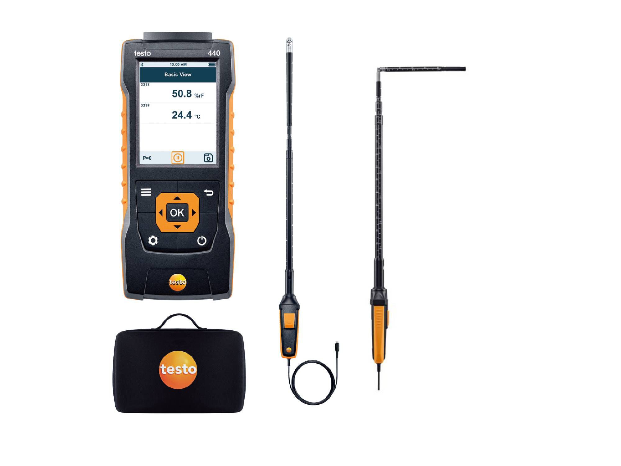 testo440三功能测量蓝牙连接套装