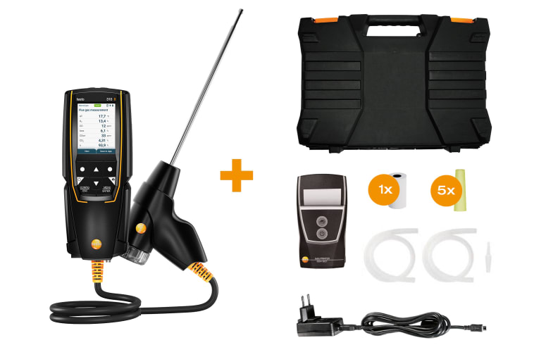 testo 310 II – 烟气分析仪，含打印机