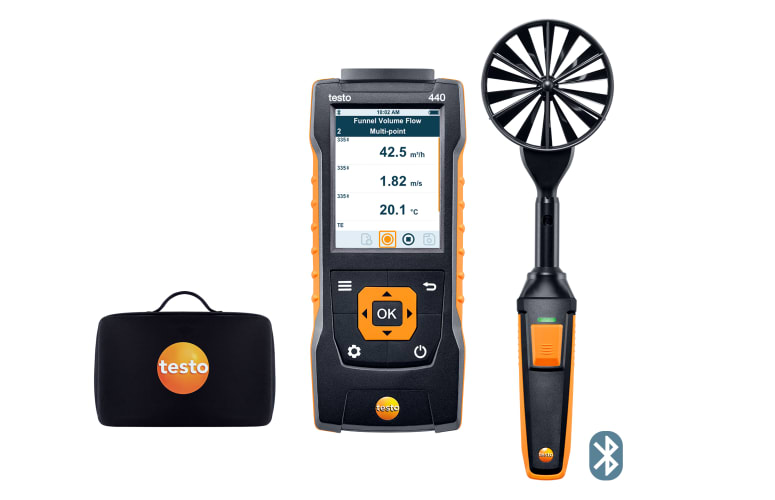 testo 440 100 mm Vane Kit with Bluetooth®