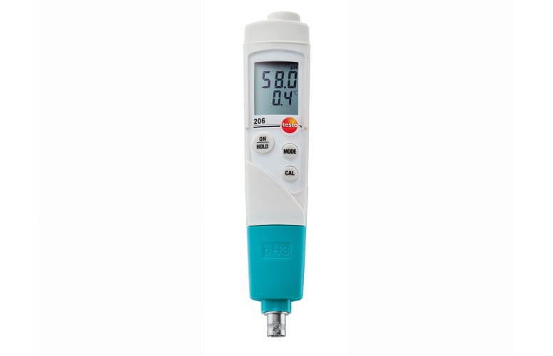 德图 testo 206 pH3 pH酸碱度测量仪防水温度测量仪