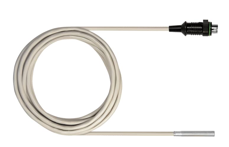 Temperature probe with aluminium sleeve 