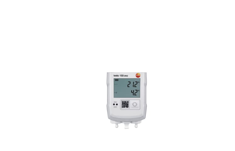 testo 150 DIN2 数据记录仪模块带2个接口