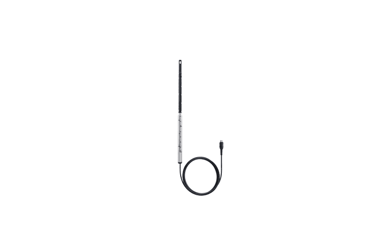 Hot wire probe (digital) including temperature sensor, wired