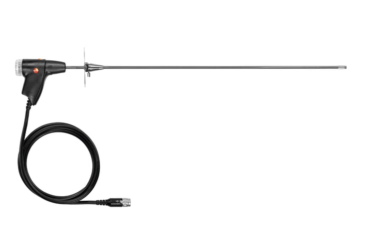 Modular flue gas probe, 700 mm, 500 °C