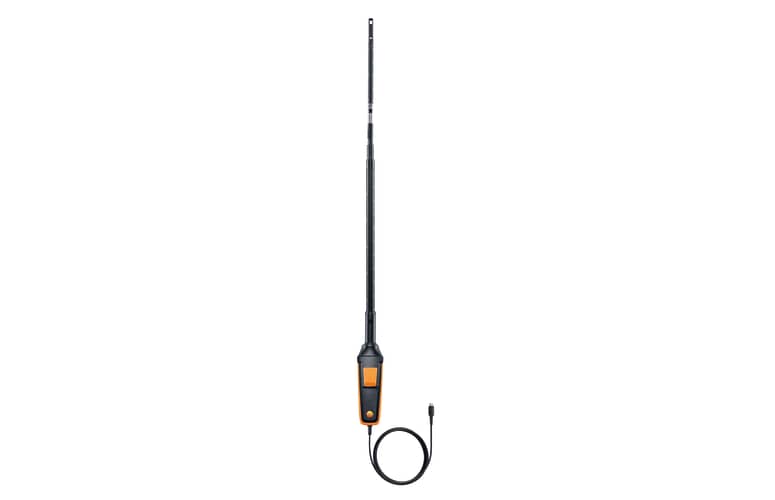 Hot wire probe (digital) including temperature and humidity sensor, wired