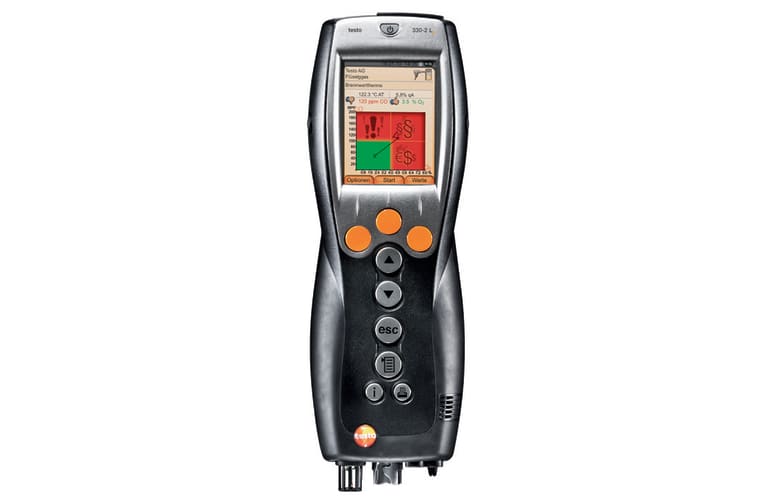 德图 testo 330-2 LL 专业型烟气分析仪套装长寿传感器测量仪供暖系统